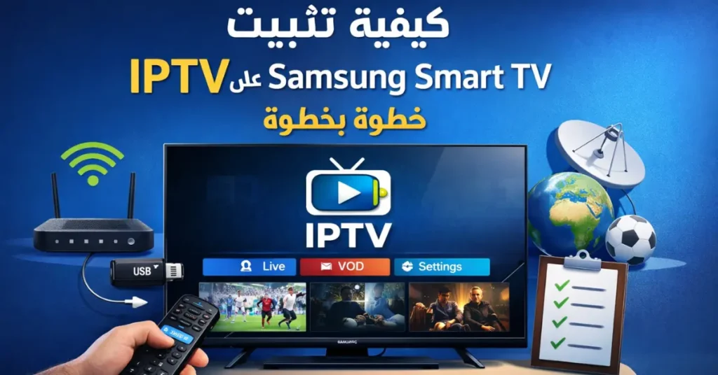 تثبيت IPTV Smart TV