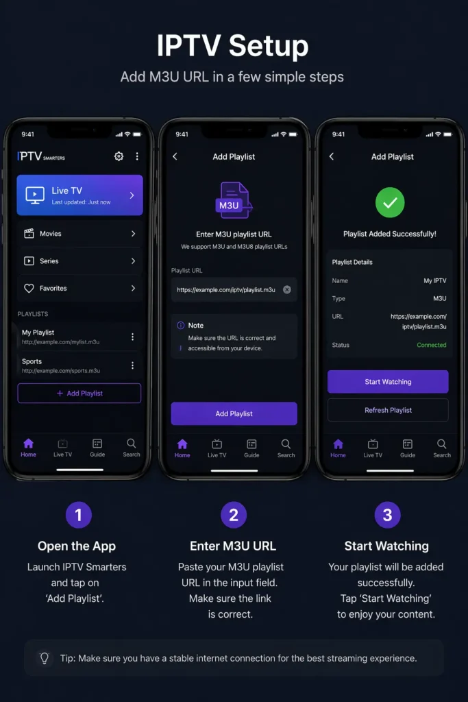 تطبيق IPTV Smarters