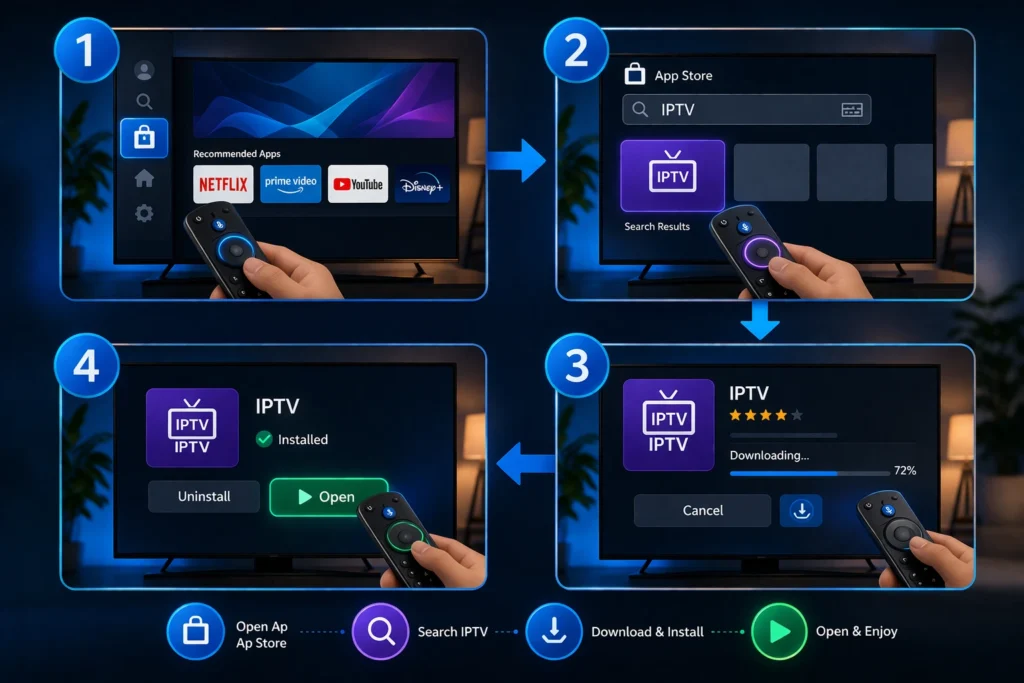 How to install IPTV on Smart TV