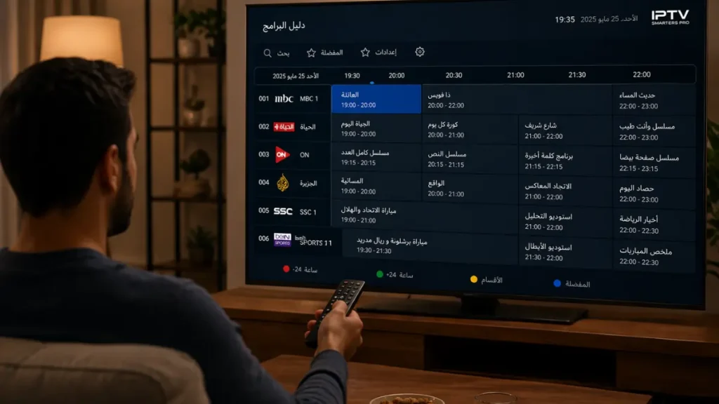 مشكلة عدم ظهور EPG في IPTV