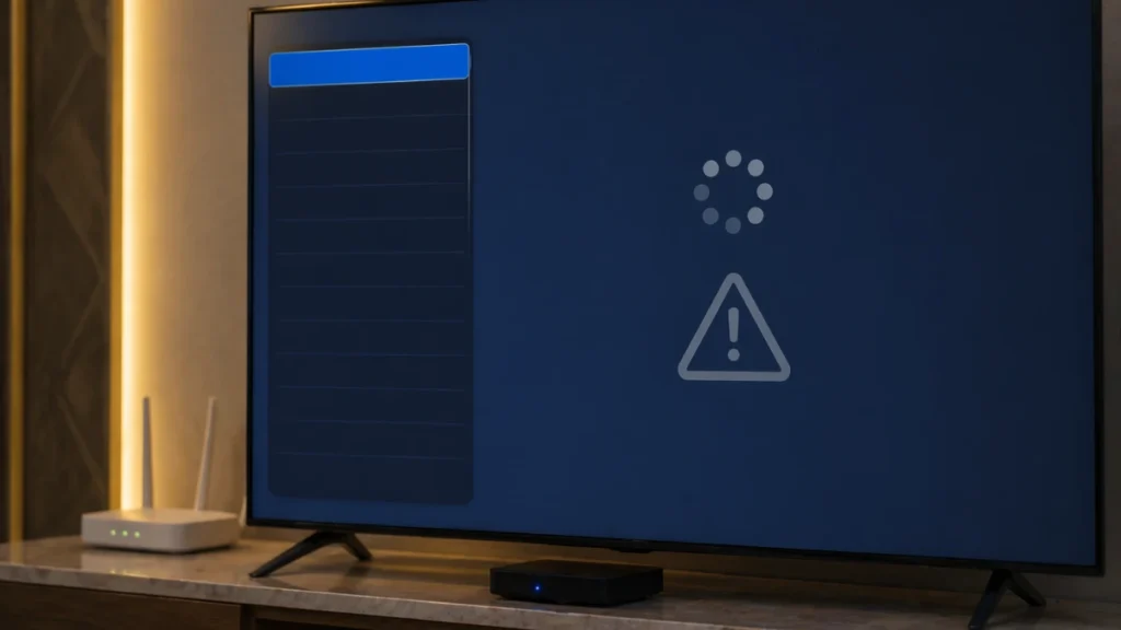 أسباب عدم ظهور قنوات IPTV