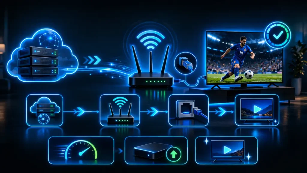 تحسين بث IPTV