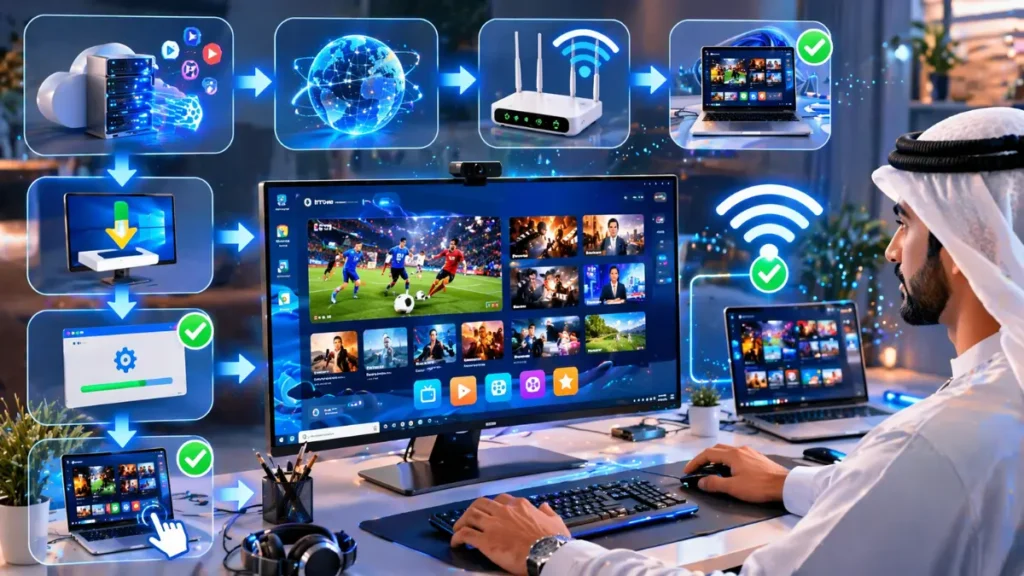 طريقة تثبيت IPTV على الكمبيوتر