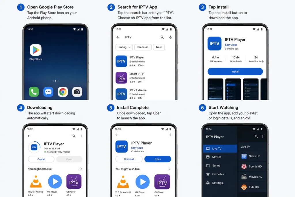 تطبيقات IPTV للاندرويد