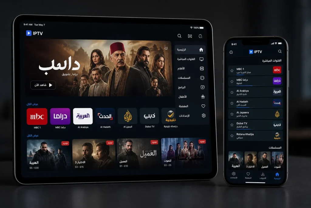 إعداد IPTV على iPad