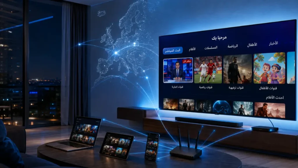 أفضل IPTV في أوروبا للمستخدمين العرب