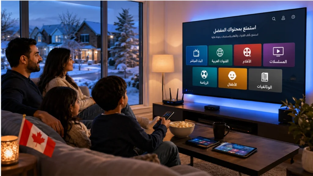 أفضل IPTV في كندا للعائلات العربية ومشاهدة المحتوى العربي